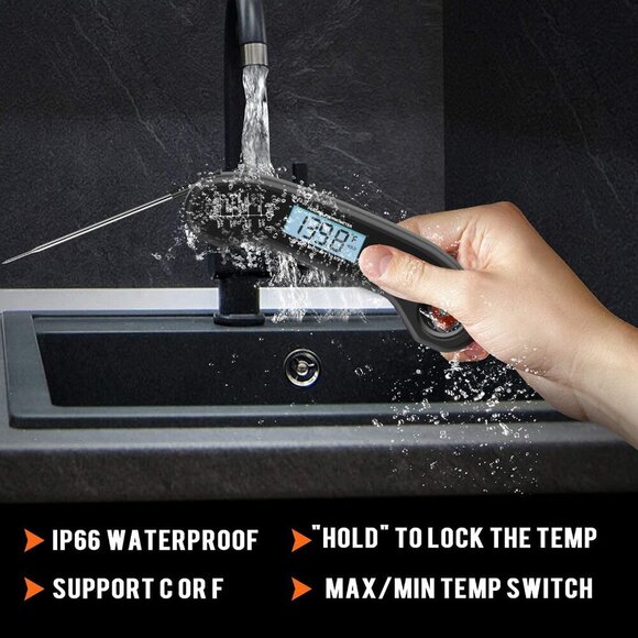 Meat Thermometer Digital, Instant Read Meat ThermometerI for Grill and Cooking - Picture 3 of 7